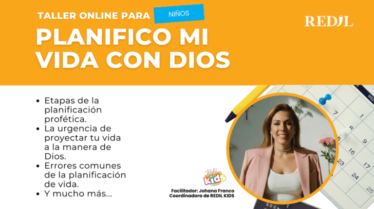 Taller online planifico mi vida con Dios